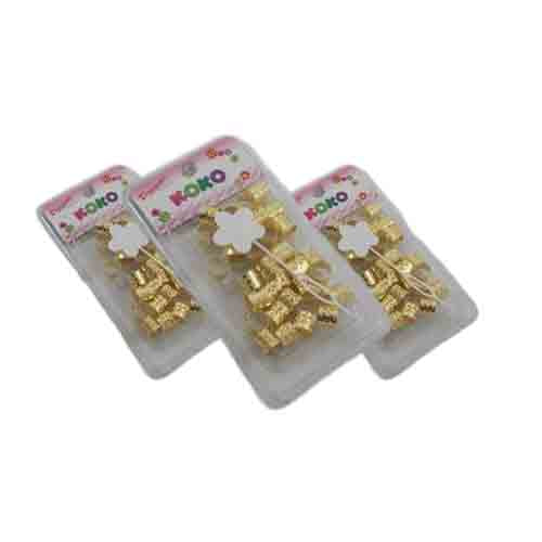 Beads Gold Thick – Hochwertige Haarperlen 100g