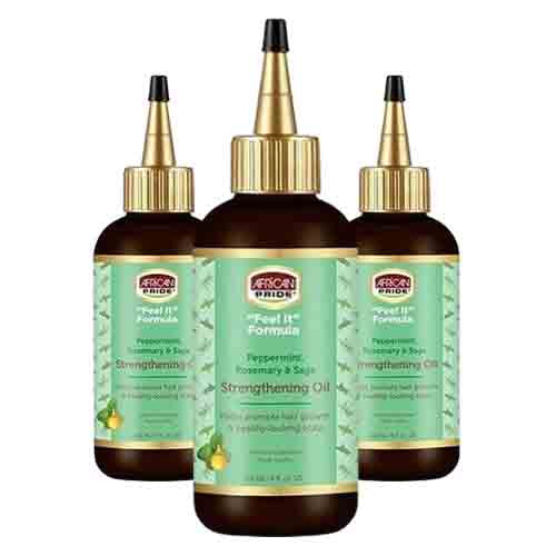 African Pride Haaröl mit Pfefferminze & Rosmarin – Stärkung 118ml