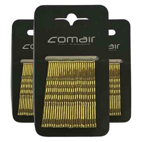 Comair Haarklammern PF Gold – 24 Stück 59mm 59g