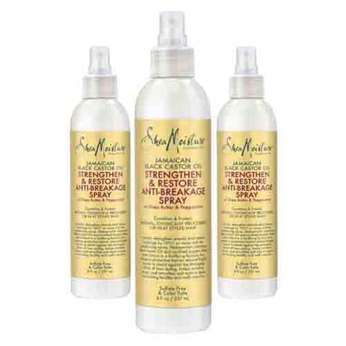 Shea Moisture Anti-Breakage Spray mit Jamaika-Rizinusöl – Stärkt 237ml
