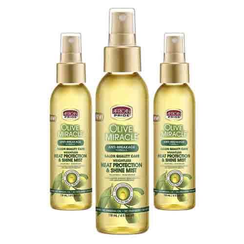 African Pride Hitzeschutz Shine Mist – Glanz 118ml