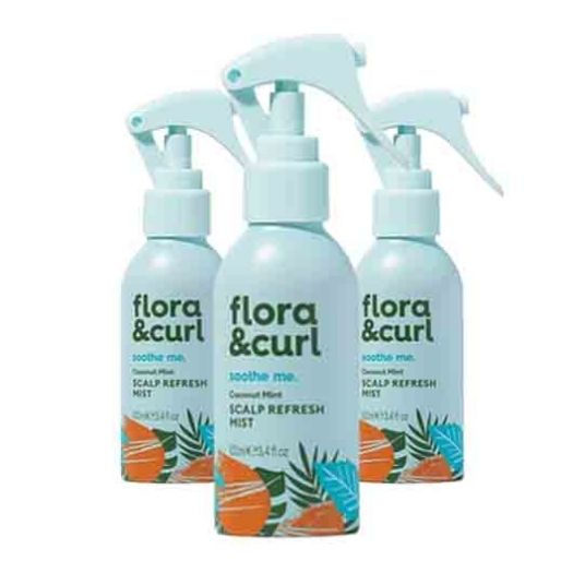 Flora & Curl Kopfhaut Erfrischungsspray – Kühlend 100ml