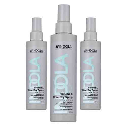 Indola Volumen- und Föhnspray – Flexibler Halt 200ml