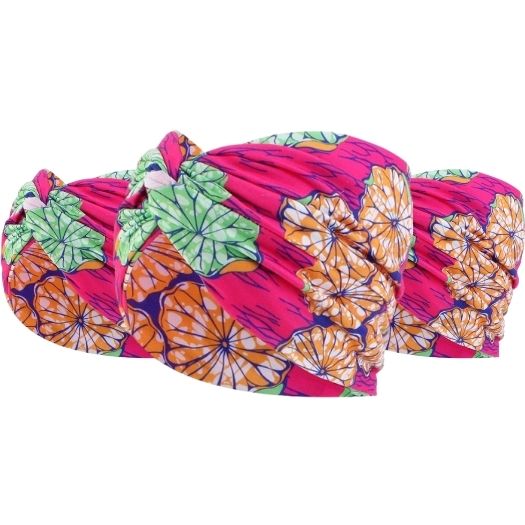 Designer Flower Print Haarband Vintage Knoten – Stilvoll 100g