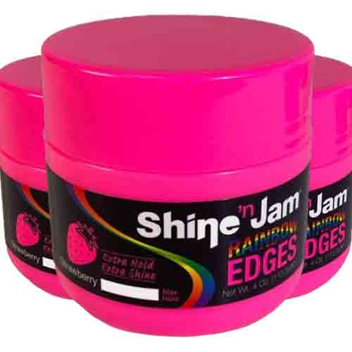 Ampro Styling Gel Rainbow Edges Strawberry – Extra Halt 113g