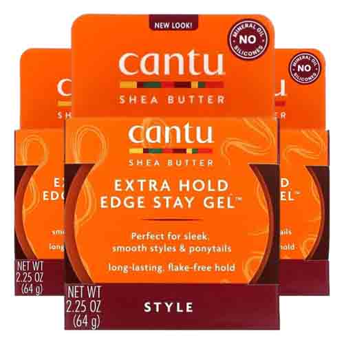 Cantu Styling Gel Natural Edge – Fliegende Haare bändigen 64g