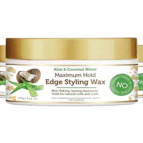 African Pride Styling Wax mit Aloe & Kokos – Maximaler Halt 170g