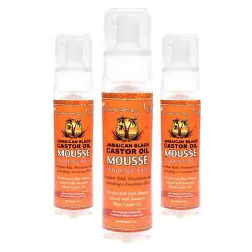 Sunny Isle Haarmousse mit Schwarzem Rizinusöl – Feuchtigkeit 200ml