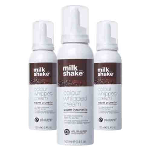 Milk Shake Leave-In Mousse Warm Brunette – Farbton & Feuchtigkeit 100ml