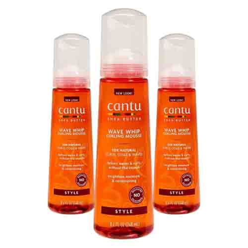 Cantu Wave Whip Curl Mousse – Definiert Wellen & Locken 248ml