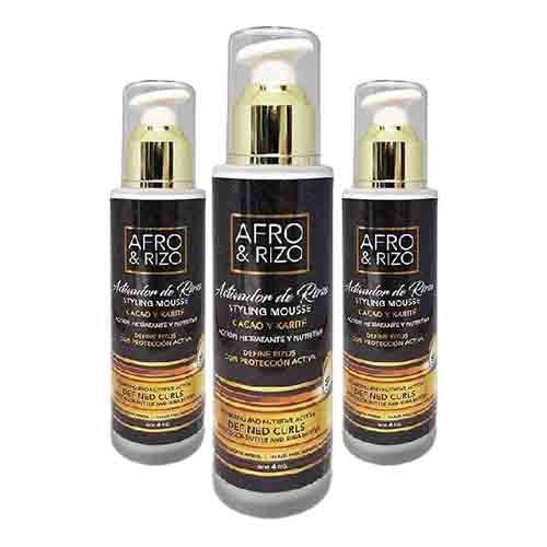 Afro & Rizo Styling Mousse – Volumen & Halt 118ml