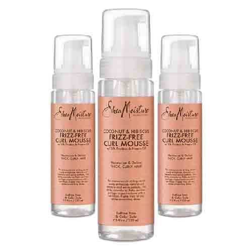 Shea Moisture Curl Mousse mit Kokos & Hibiskus – Frizz-Frei 220ml