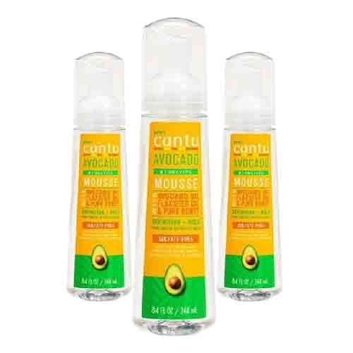 Cantu Styling Mousse mit Avocado – Feuchtigkeit 250ml