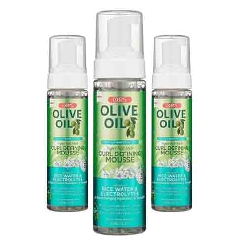 ORS Locken Mousse mit Reiswasser & Elektrolyten – Feuchtigkeit 207ml