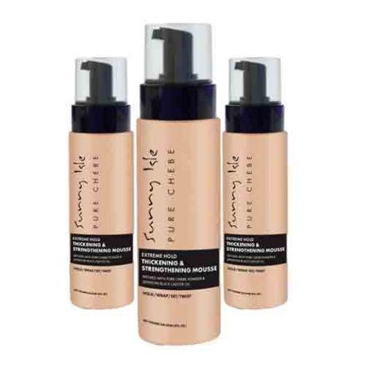 Sunny Isle Mousse mit Chebe – Starker Halt 236ml
