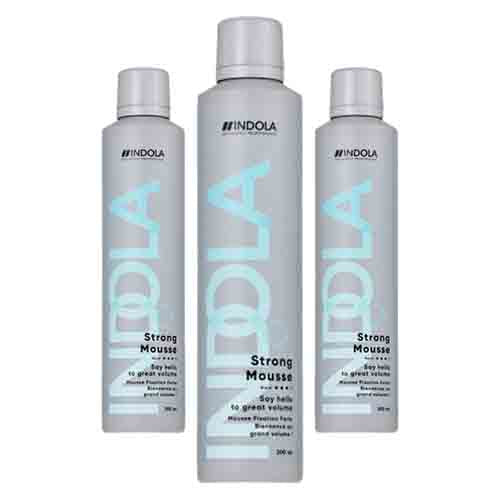 Indola Strong Mousse – Starker Halt und Glanz 200ml