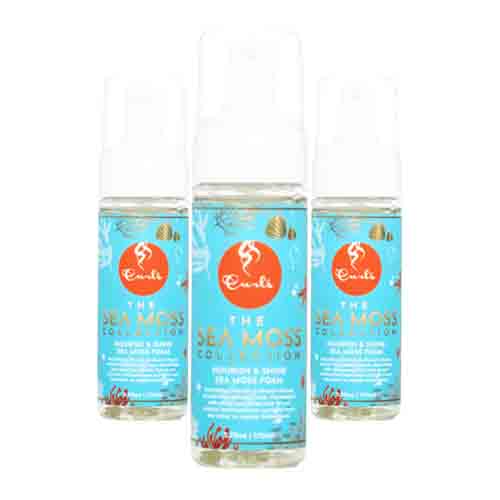 Curls Mousse Sea Moss Nourish & Shine – Feuchtigkeit 170ml