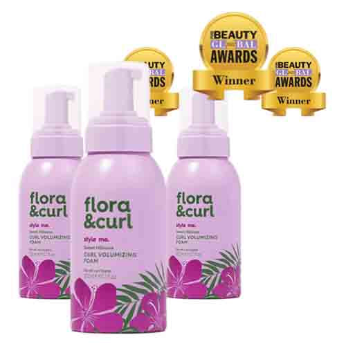 Flora & Curl Lockenvolumenschaum – Extra Volumen 300ml
