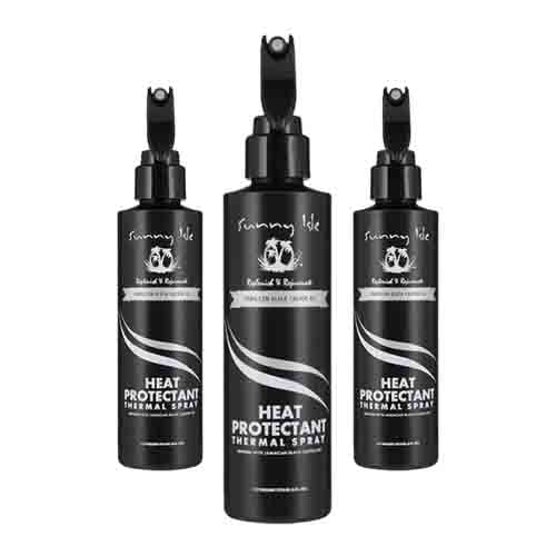 Sunny Isle Hitzeschutzspray mit Jamaican Black Castor Oil – Schutz 177ml