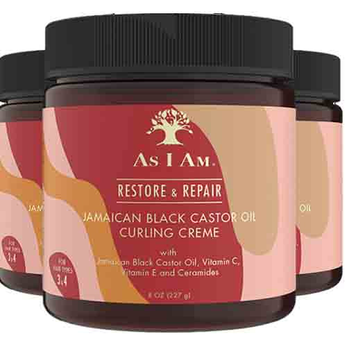 As I Am Lockencreme mit Rizinusöl – Feuchtigkeit 227g