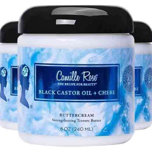 Camille Rose Buttercream mit Schwarzem Rizinus & Chebe – Feuchtigkeit 240ml