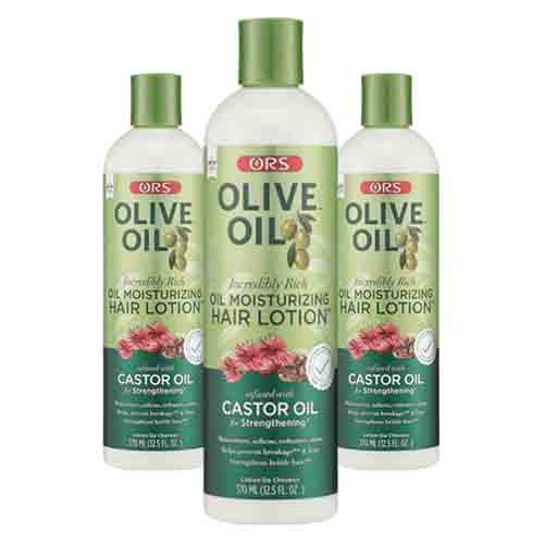 ORS Haarlotion mit Olivenöl & Rizinusöl – Feuchtigkeit 370ml