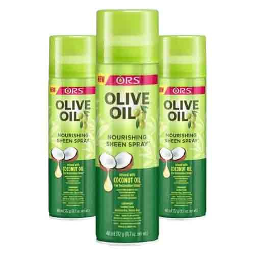 ORS Sheen Spray mit Olivenöl – Langanhaltender Glanz 335ml