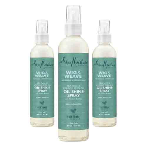 Shea Moisture Shine Spray mit Teebaum & Borretsch – Hochglanz 237ml