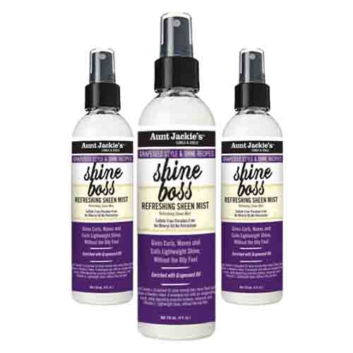 Aunt Jackie's Shine Boss Refreshing Sheen Mist – Leichter Glanz 355ml