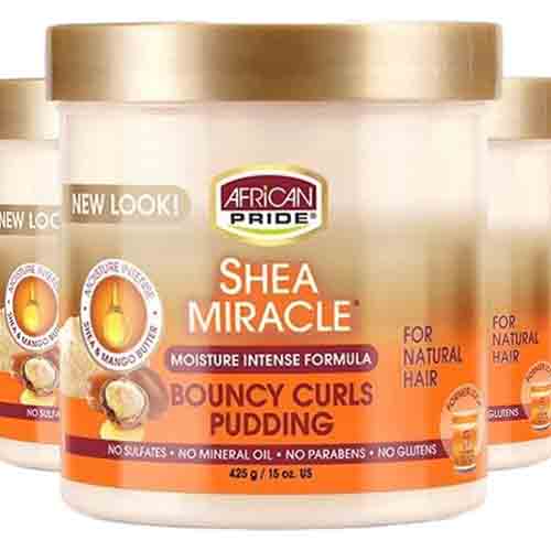 African Pride Bouncy Curls Pudding – Feuchtigkeit 425g