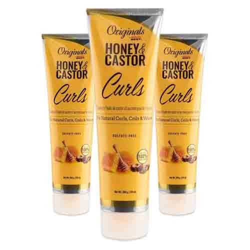 Africa's Best Lockencreme mit Honig & Rizinus – Feuchtigkeit 284g