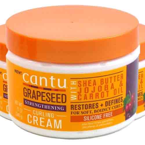 Cantu Lockencreme mit Traubenkern – Definiert und Restauriert 340g