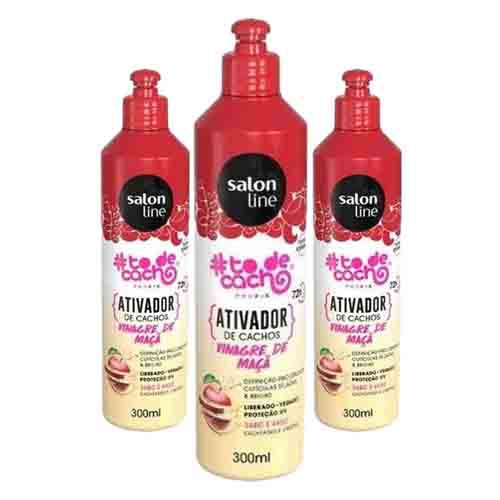 Salon Line Curl Activator mit Apfelessig – Definiert Locken 300ml