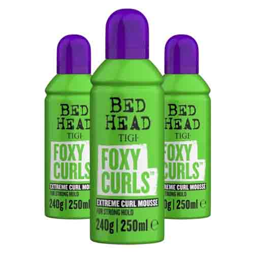 TIGI Bed Head Foxy Curls Extreme Curl Mousse – UV-Schutz 250ml