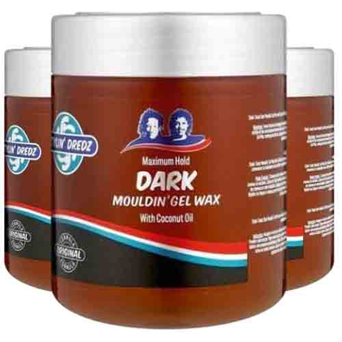 Stylin Dredz Mouldin Gel Wax Dark – Maximaler Halt 500ml