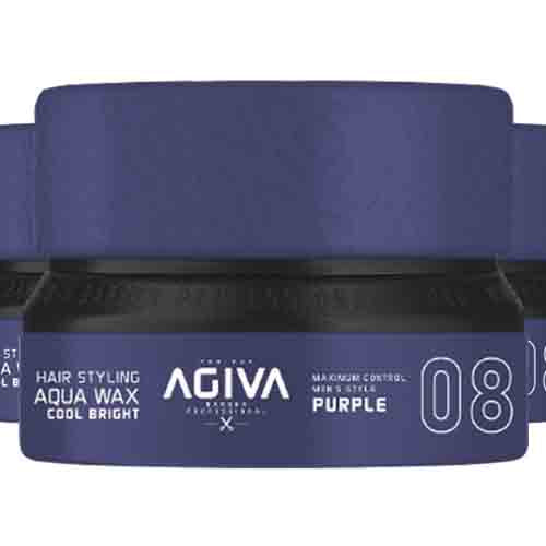 Agiva Styling Haarwachs Cool Bright Purple 08 – Maximaler Halt 155ml