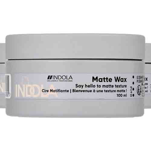 Indola Matte Wax – Mattes Finish mit Festem Halt 100ml