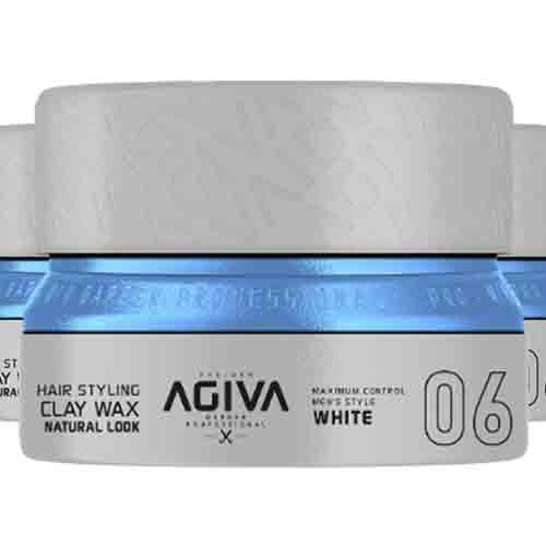 Agiva Styling Hair Clay Wax White 06 – Maximum Halt 155ml