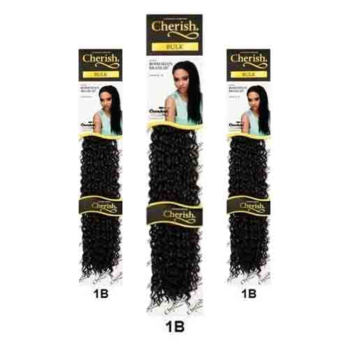 Cherish Haarverlängerung Bohemian Braid 1B – Vielseitig 100g