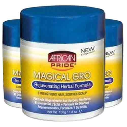 African Pride Haarpflege Magical Gro – Beruhigt die Kopfhaut 150g
