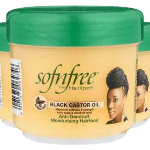 Sof n'free Haarfood mit Schwarzem Rizinusöl – Anti-Schuppen 250ml