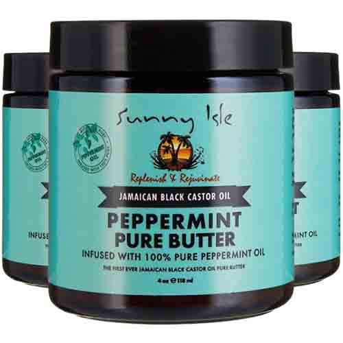 Sunny Isle Pure Butter mit Pfefferminze – 100% Natürlich 118ml