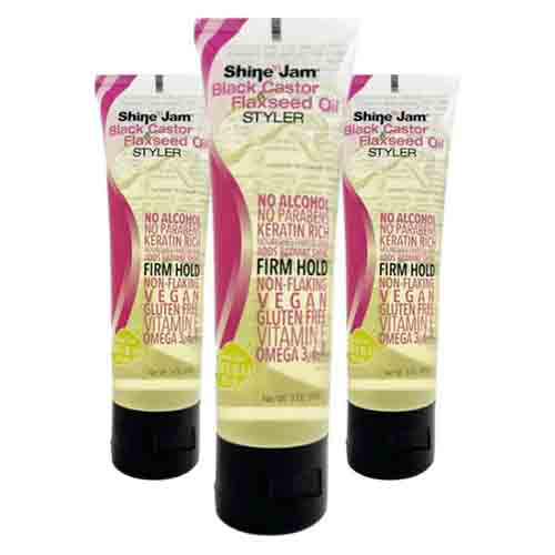 Ampro Styling Gel mit Schwarzem Rizinus- & Leinsamenöl – Festiger 85g