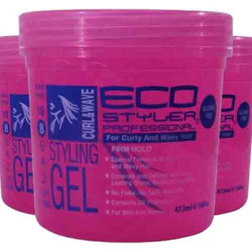 Eco Styler Styling Gel Curl & Wave Pink – Weicher Halt 473ml