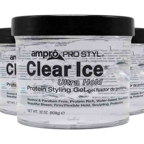 Ampro Styling Gel Clear Ice – Ultra Halt 908g