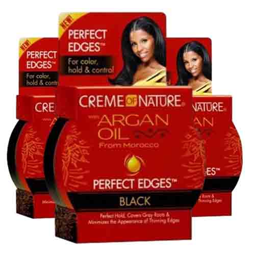 Creme of Nature Perfect Edges Black – Perfekter Halt 64g