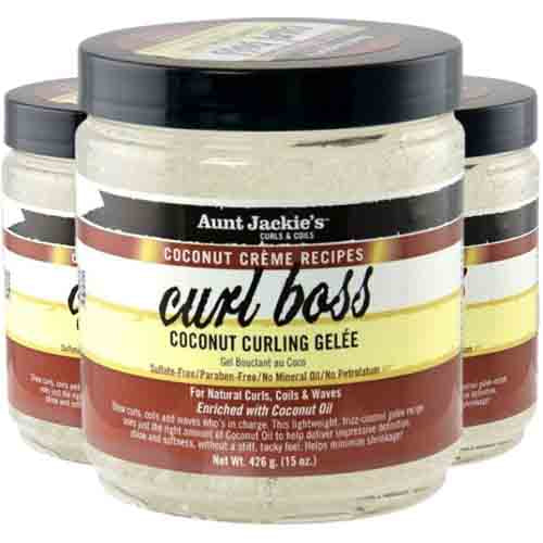 Aunt Jackie’s Curl Boss Coconut Curling Gélee – Feuchtigkeit 443ml