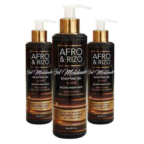 Afro & Rizo Styling Gel mit Sheabutter – Feuchtigkeit 227ml