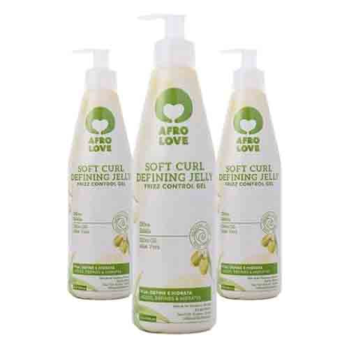 Afro Love Styling Gel Soft Curl Defining Jelly – Frizz Kontrolle 450ml