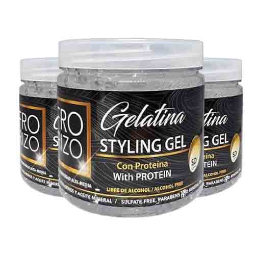 Afro & Rizo Styling Gel mit Protein – Definiert Locken 454ml